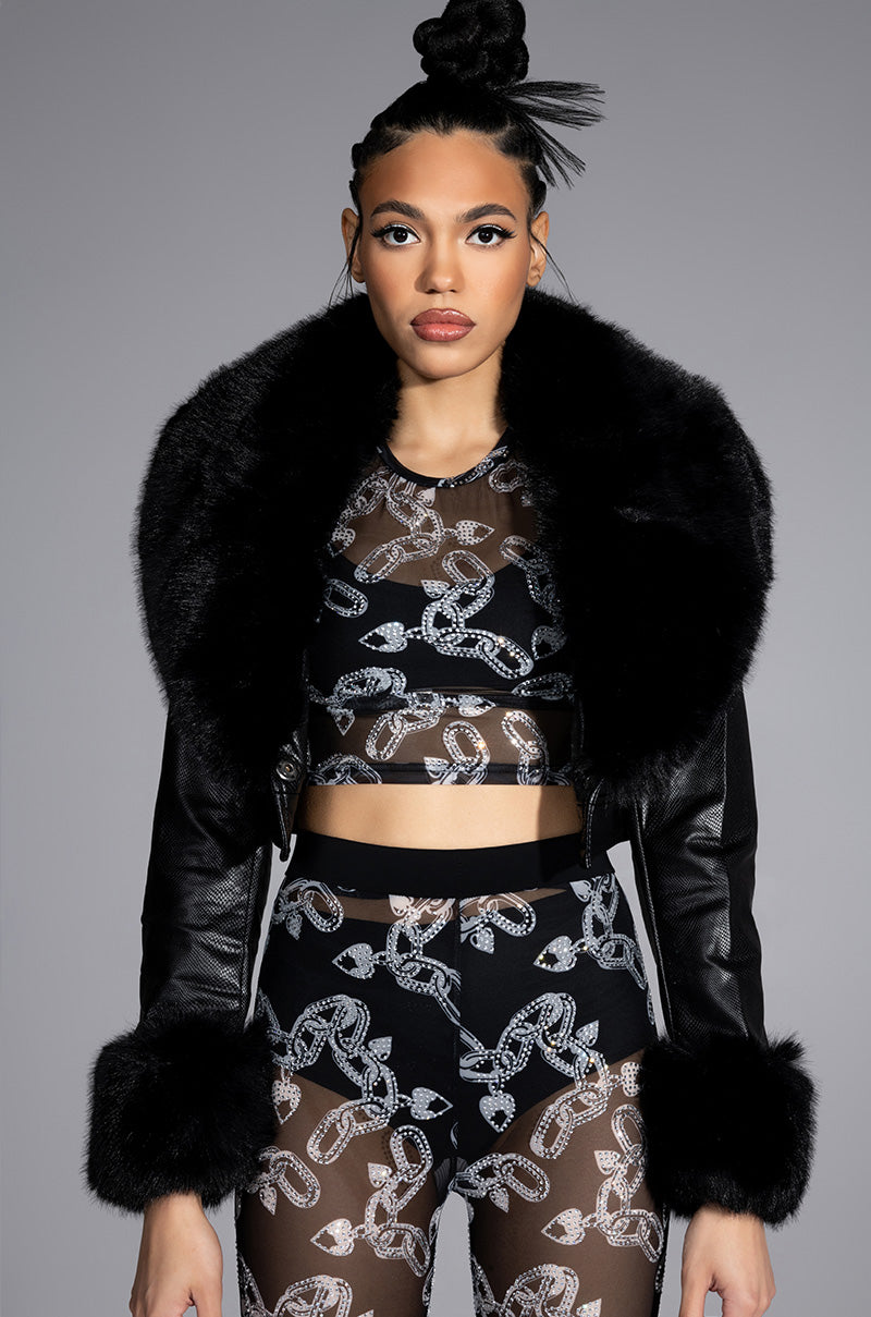 LOVE ON LOCKDOWN MESH TOP