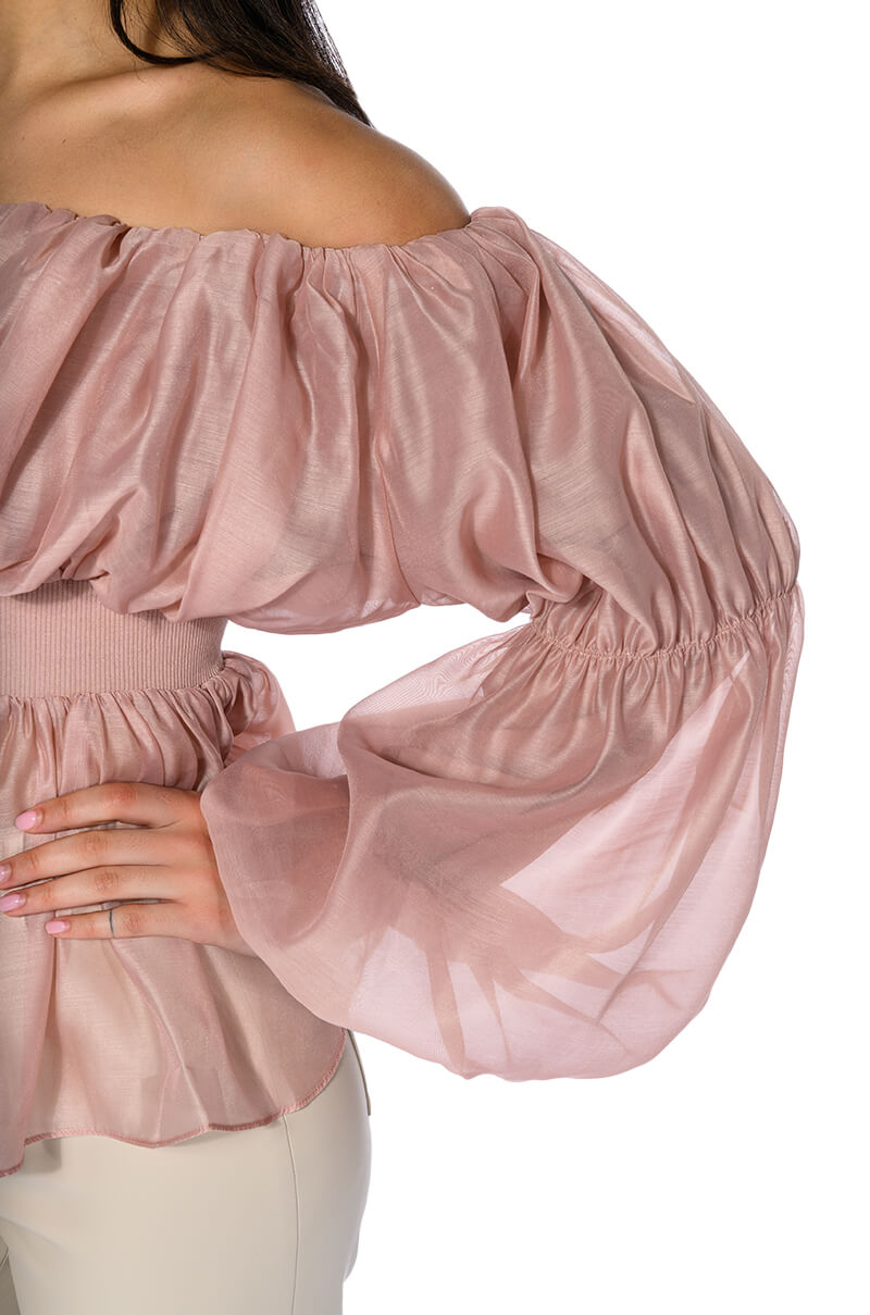 LOVE SPRUNG OFF THE SHOULDER BLOUSE