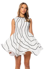 LUISA WAVE MINI DRESS