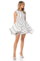 LUISA WAVE MINI DRESS