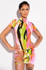 MAKE A MOVE MOCK NECK BODYSUIT
