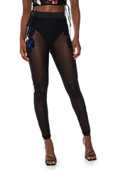 MAKING TIME EMBELLISHED PATCHWORK LEGGING