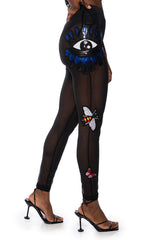 MAKING TIME EMBELLISHED PATCHWORK LEGGING