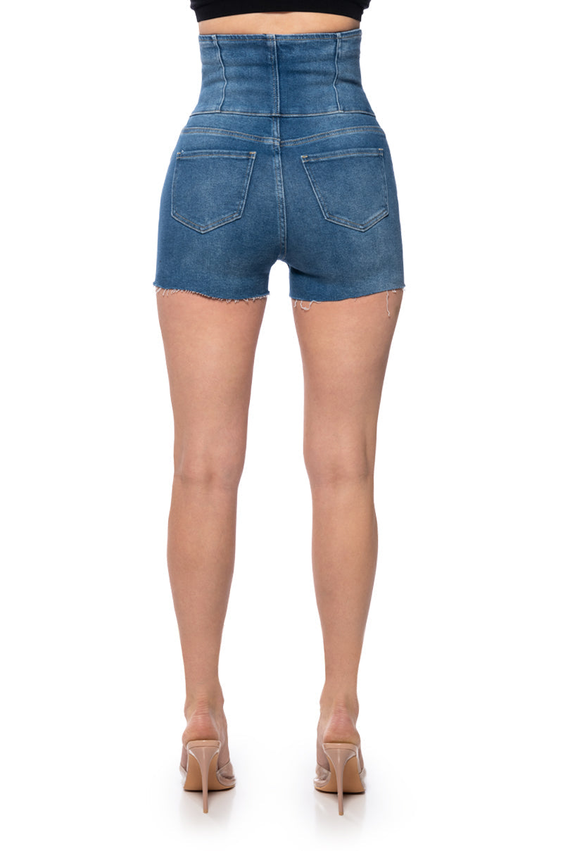 TIFFANY UNDER BUST DENIM SHORT