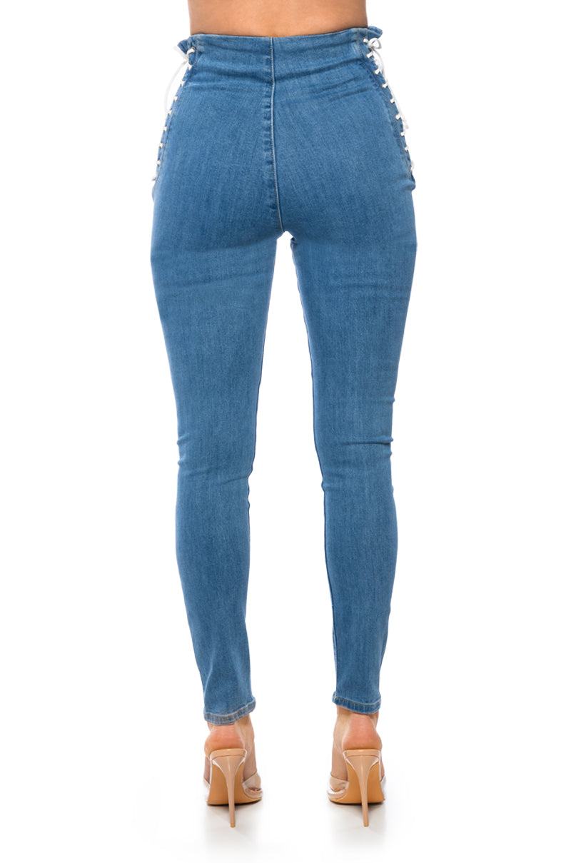 MARGOT LACE SKINNY JEANS
