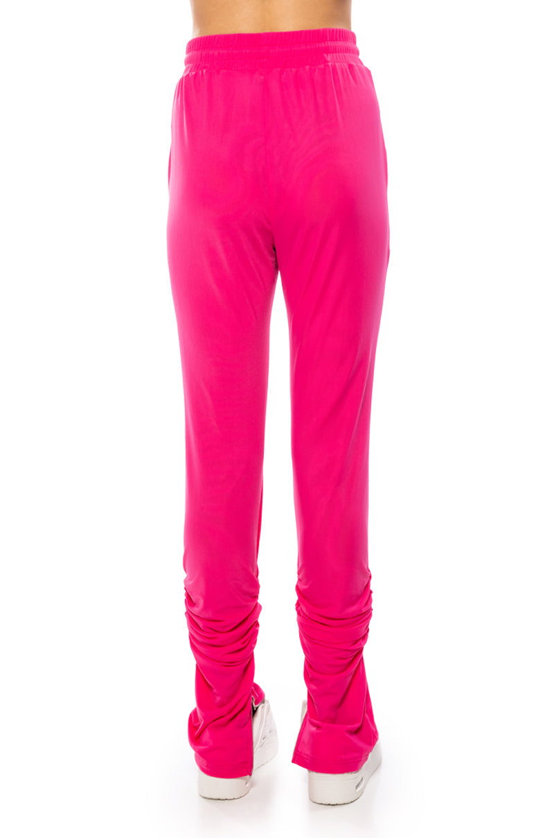 MARLOW MESH JOGGER IN PINK