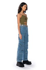 TIANA DISTRESSED TANK TOP