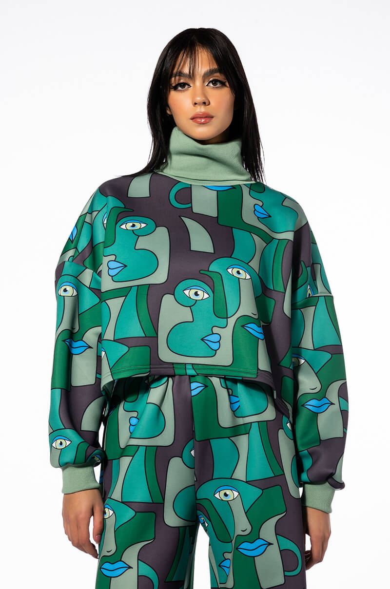 MEDUSA TURTLE NECK SCUBA SWEATSHIRT