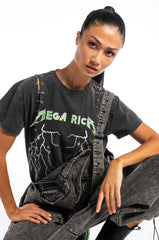 MEGA OR BUST EMBELLISHED GRAPHIC TSHIRT