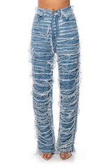MESS WITH ME SUPER DISTRESSED RELAXED FIT JEANS