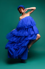 MIA ASYMMETRICAL LAYERED MAXI DRESS
