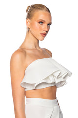 RINNA RUFFLE TOP