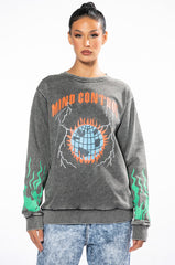 MIND CONTROL CREWNECK SWEATSHIRT