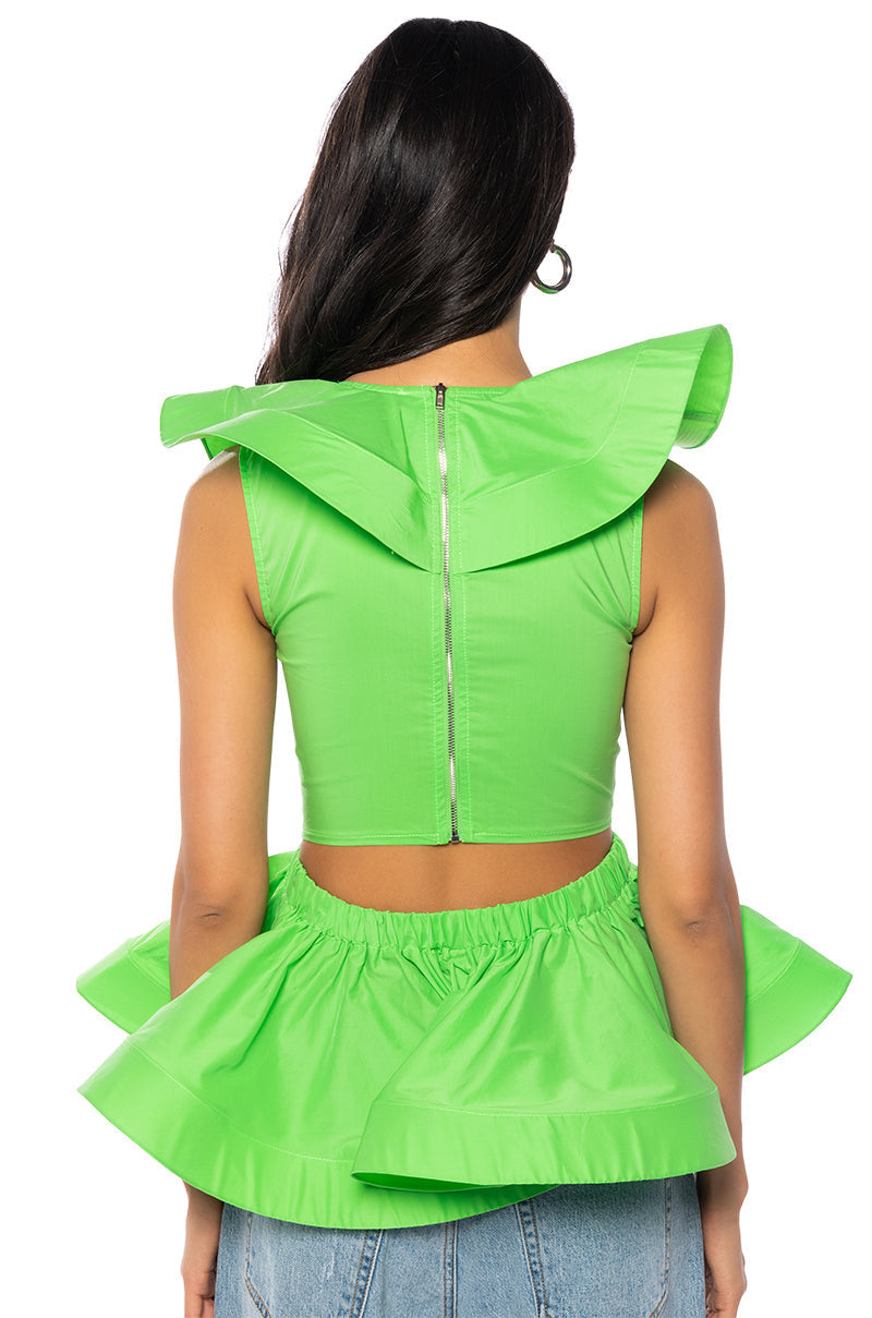 MISS FASHIONISTA SLEEVELESS BLOUSE
