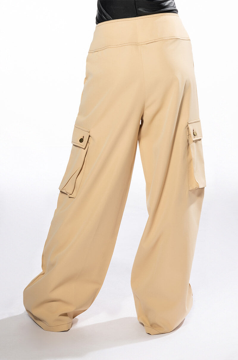 MONEY LONG WIDE LEG CARGO PANTS