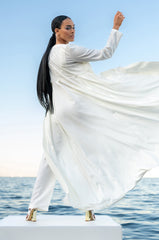 MOON RIVER LONG SLEEVE TRENCH BLAZER