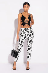 MOOVE IT HIGH RISE PRINTED SKINNY JEAN