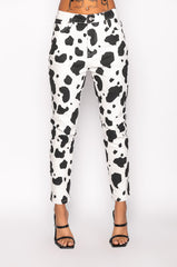 MOOVE IT HIGH RISE PRINTED SKINNY JEAN