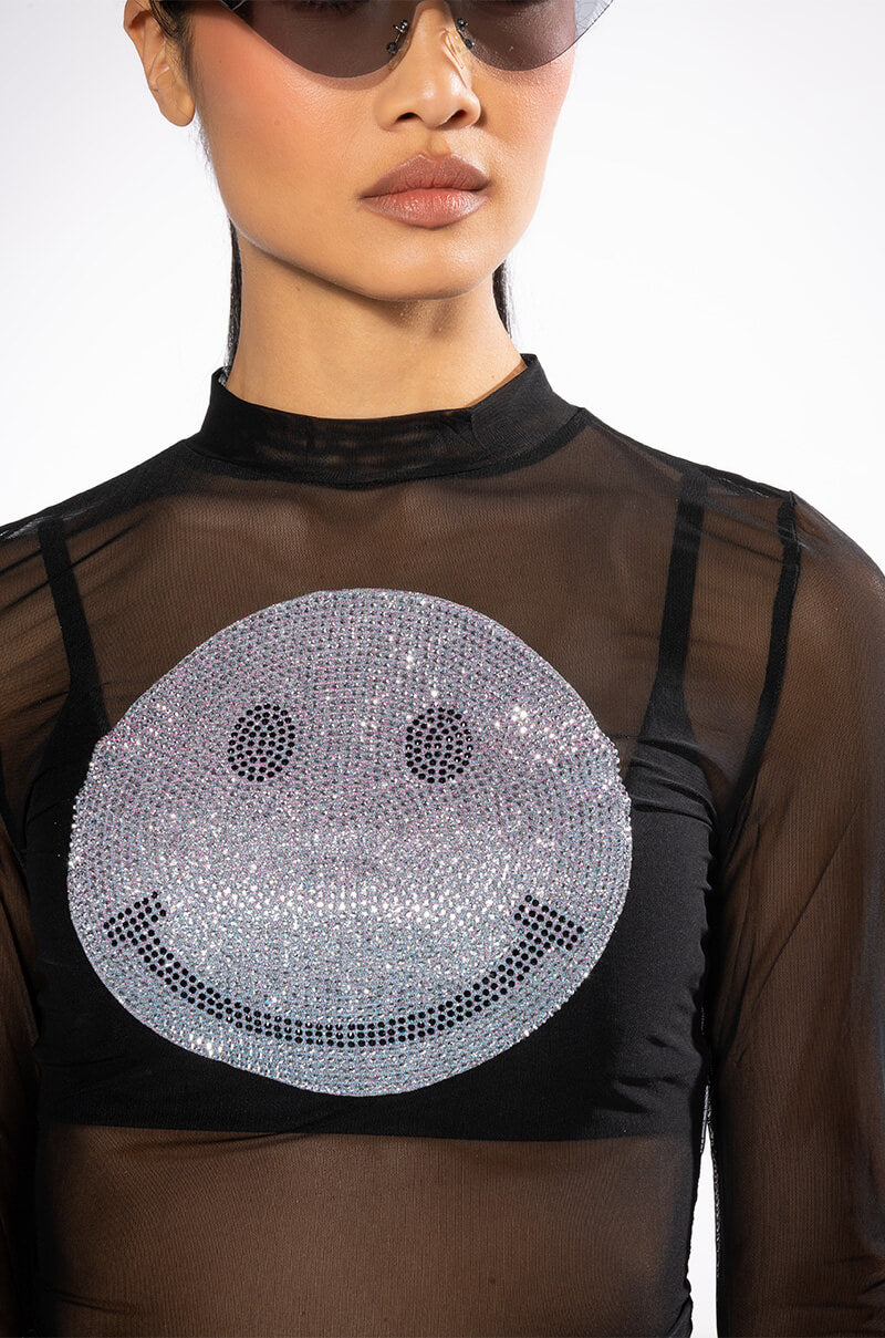 MOVE ALL NIGHT PATCH DETAIL MESH TOP