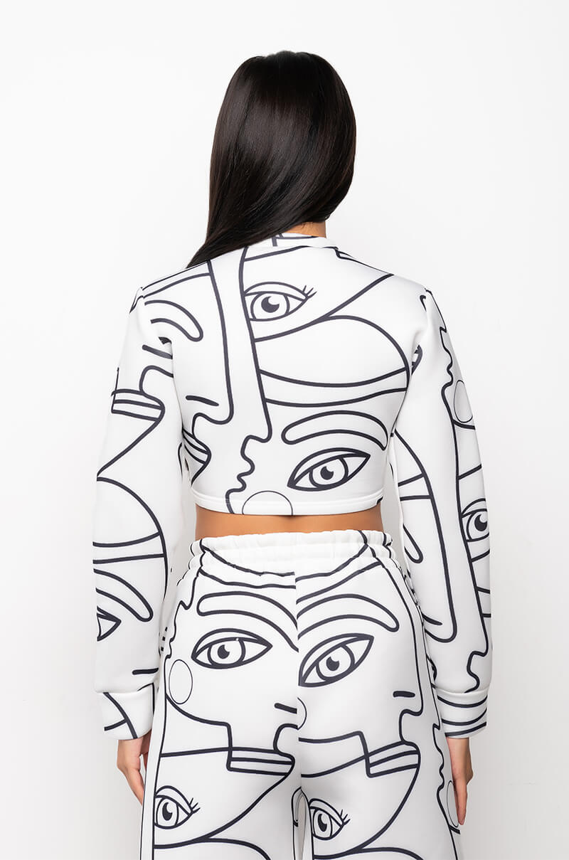 MULTI FACE SCUBA SWEATSHIRT