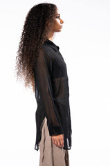 MY ALL BUTTON UP CHIFFON BLOUSE