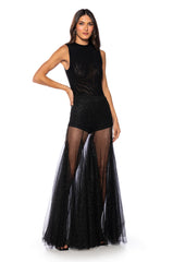 MY ALL MAXI TULLE PANT IN BLACK