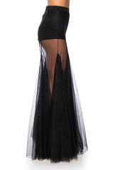 MY ALL MAXI TULLE PANT IN BLACK
