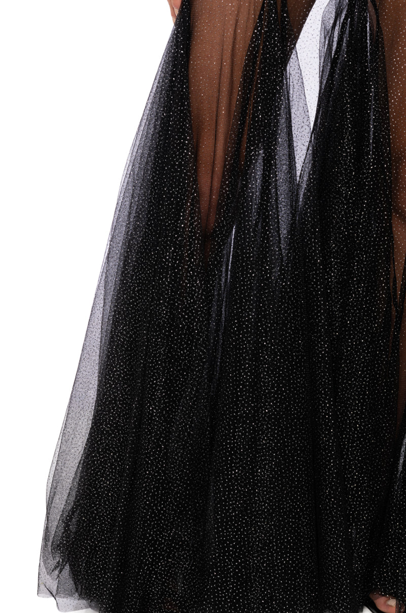 MY ALL MAXI TULLE PANT IN BLACK