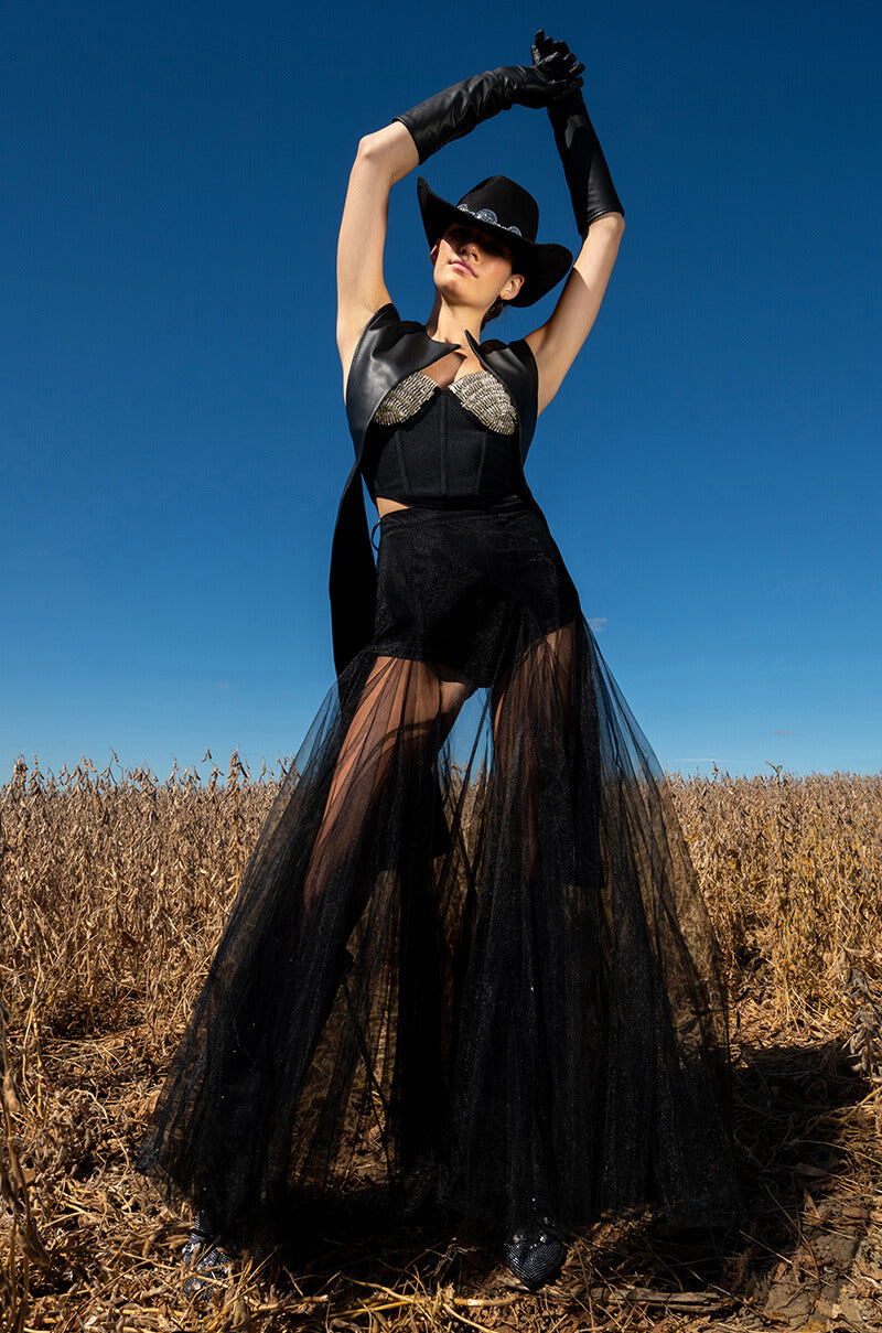 MY ALL MAXI TULLE SKIRT