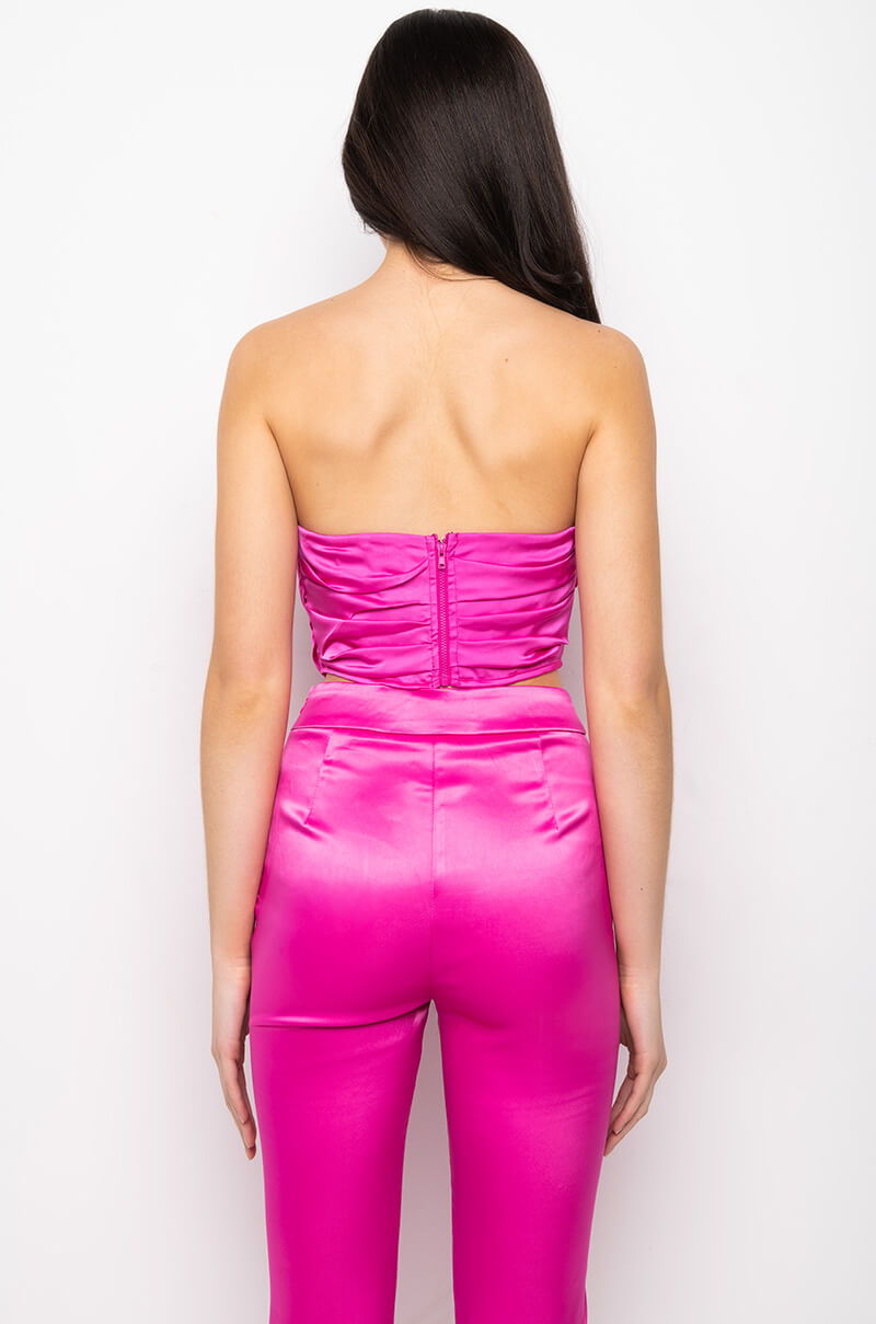 MY VALENTINE SATIN CORSET