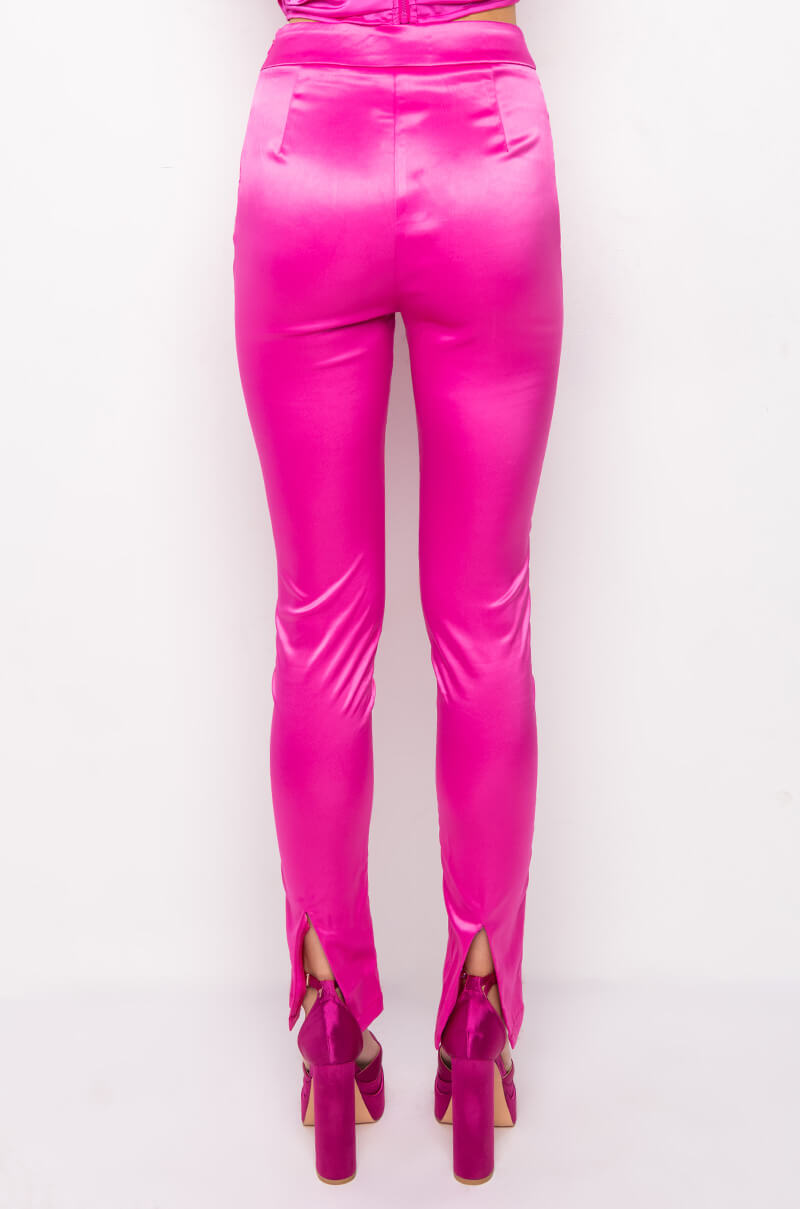 MY VALENTINE SATIN SKINNY PANT