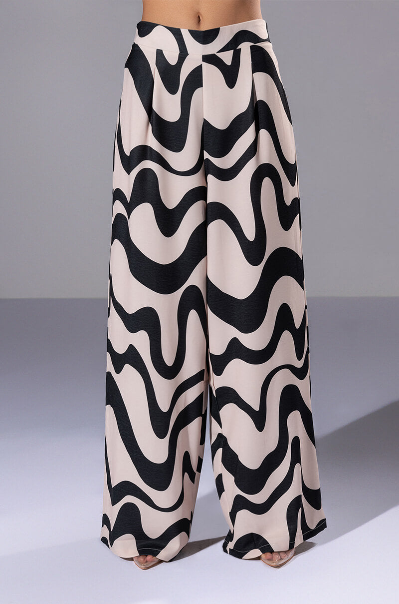 MYSTICAL WAYS WAVY PALAZZO PANT