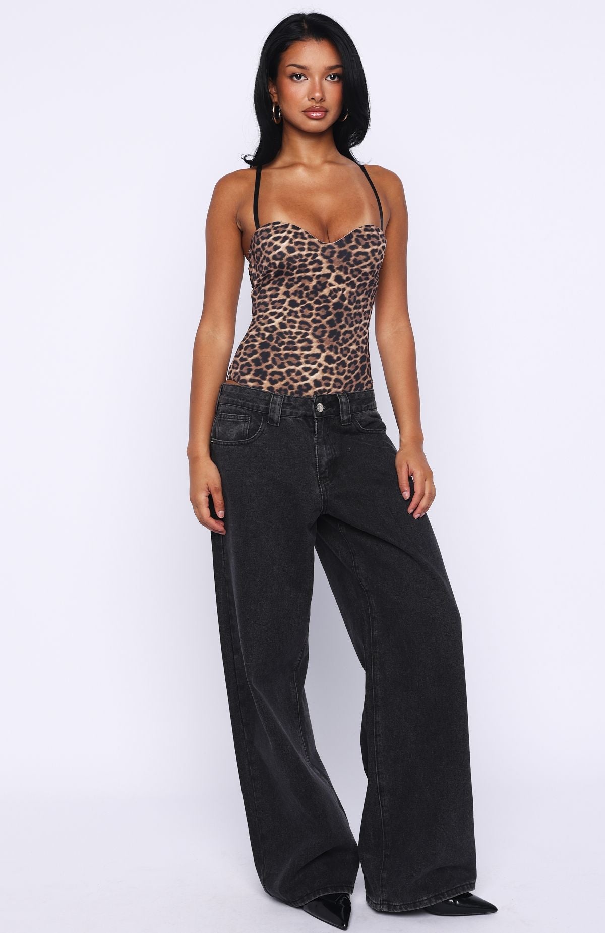 Stuck To You Bodysuit Leopard Exotic Spot