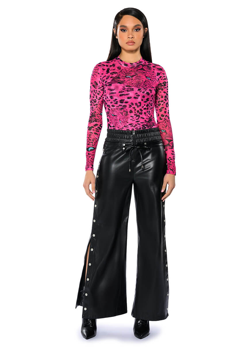 NATURE CALLING CHEETAH PRINT LONG SLEEVE BODYSUIT