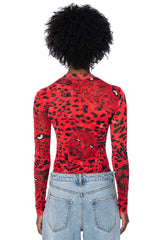 NATURE CALLING CHEETAH PRINT LONG SLEEVE BODYSUIT