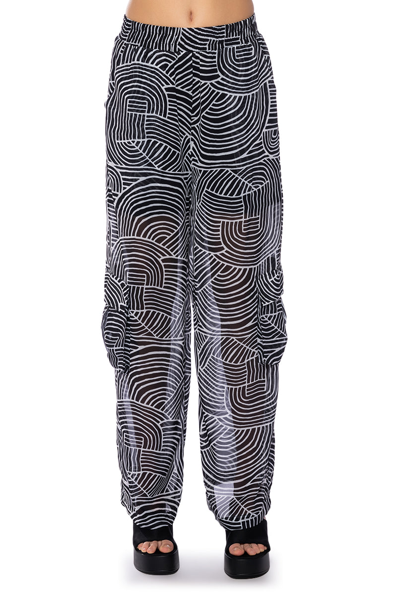 NEVER ENDING HILLS WIDE LEG CARGO PANT