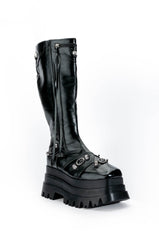 NEW KIDS FLATFORM BOOT IN BLACK