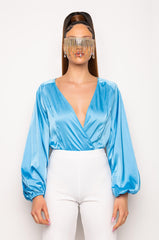 NEW LOVE SURPLICE BODYSUIT