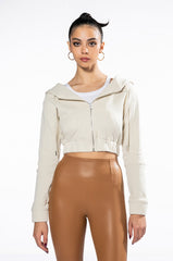 NEW RULES CROPPED HOODIE
