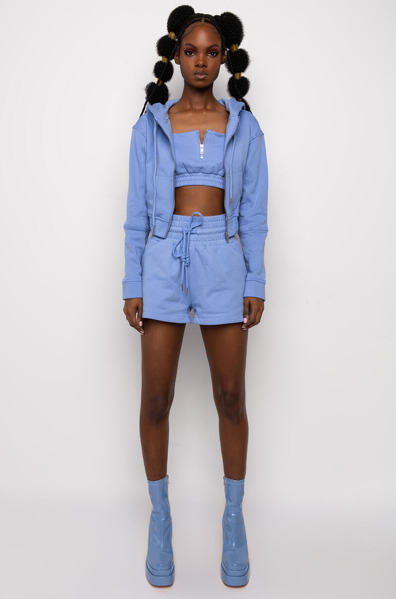NEW RULES CROPPED HOODIE
