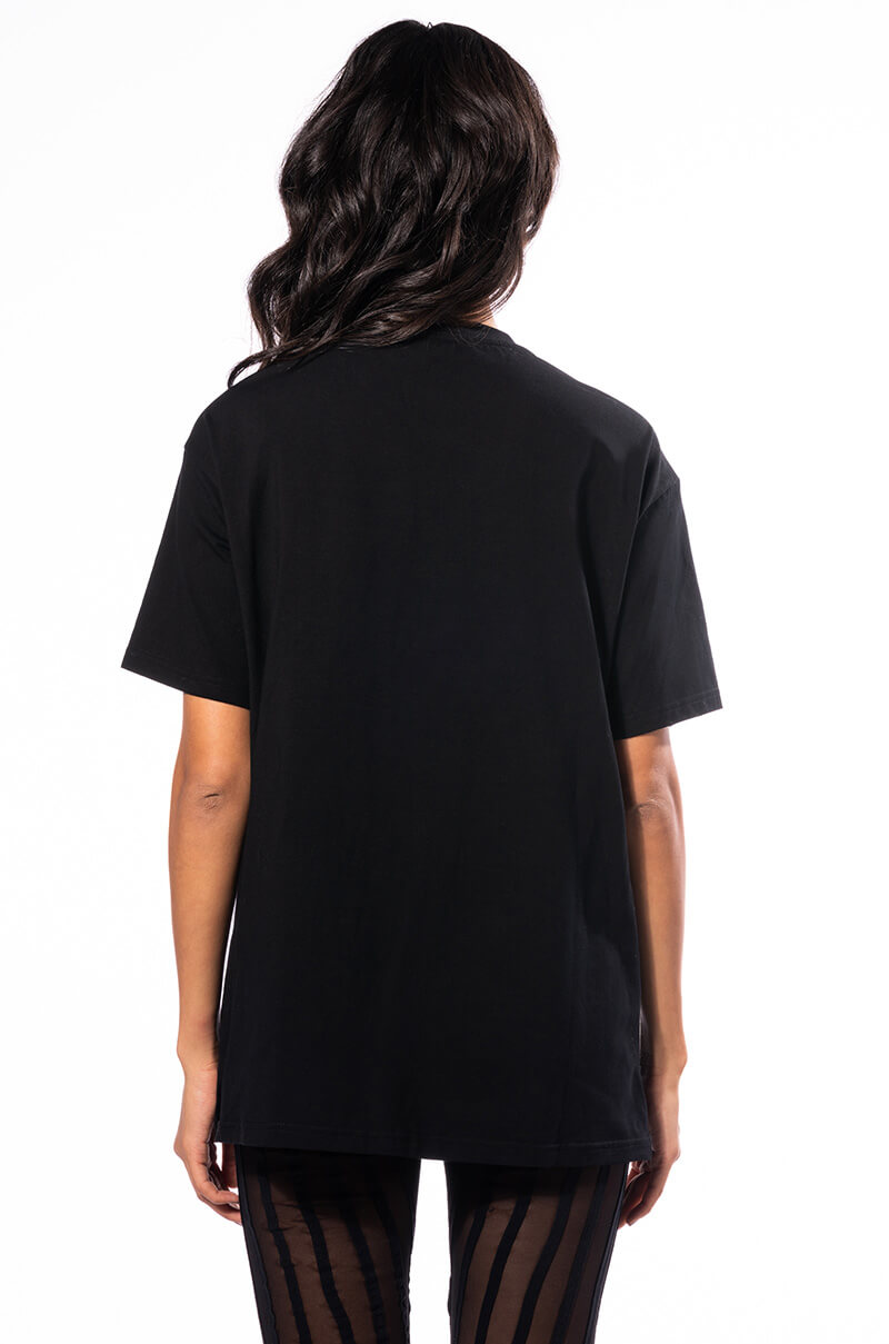 NEW RULES RHINESTONE DETAIL OVERSIZED TSHIRT