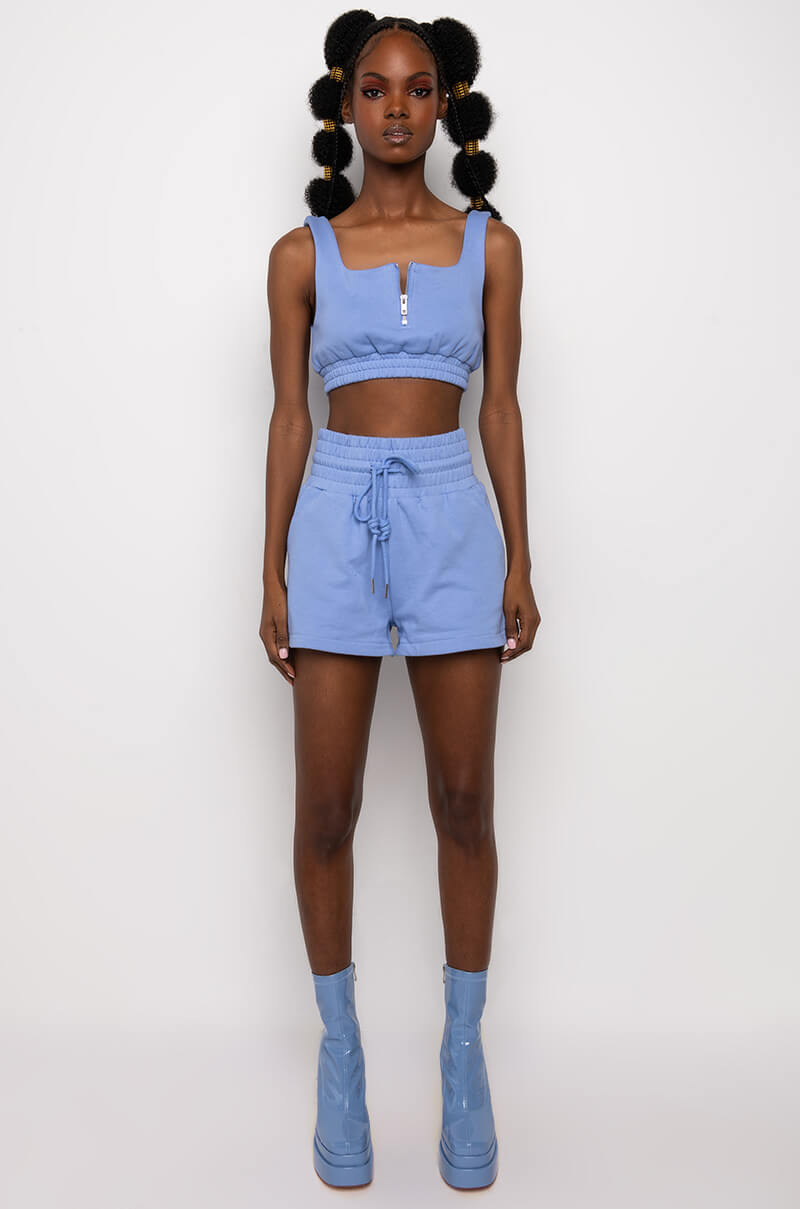 NEW RULES ZIP BRALETTE