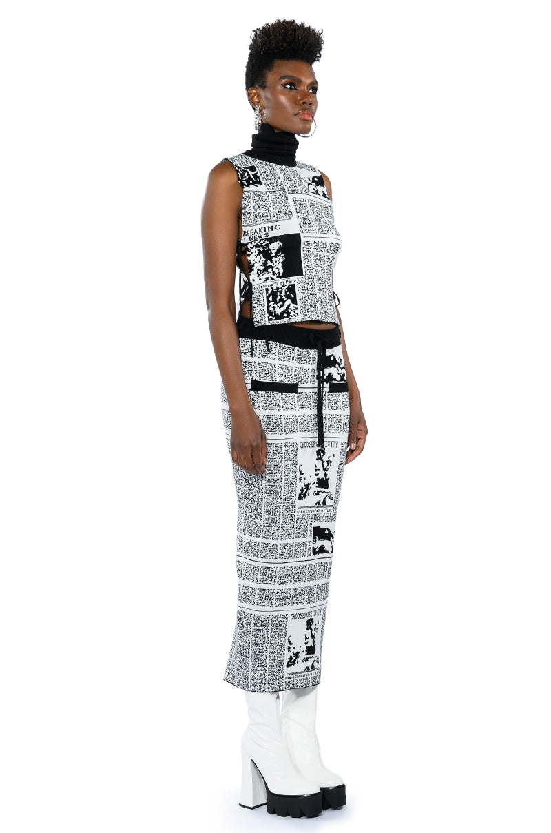 NEWSWORTHY MAXI SKIRT