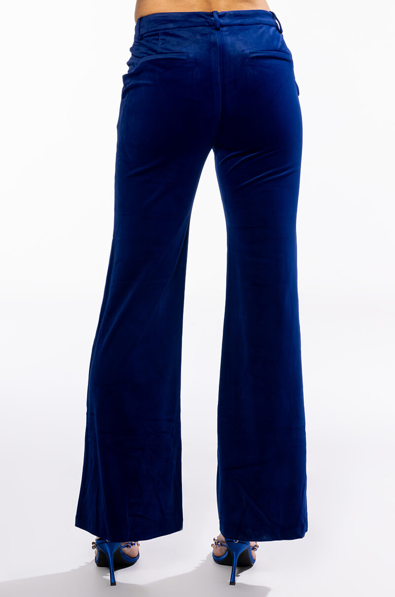 NIGHT MOVES VELVET WIDE LEG TROUSER