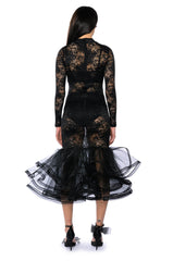 NIGHT OF MY LIFE LACE MAXI DRESS