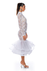 NIGHT OF MY LIFE LACE MAXI DRESS