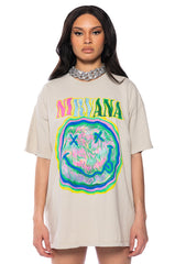 NIRVANA TRIPPY GRAPHIC TEE