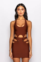 NO COMPETITION BANDAGE HALTER TOP