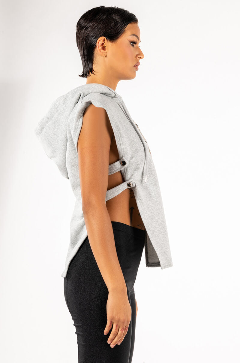 NUMERO UNO SLEEVELESS SWEATSHIRT