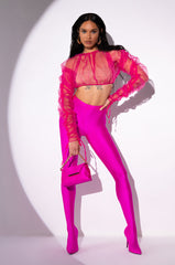 OLD ENGLISH ORGANZA MICRO BLOUSE